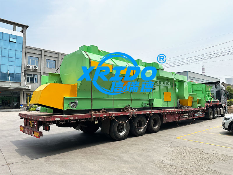 Domestic waste sorting and recycling line equipment delivery