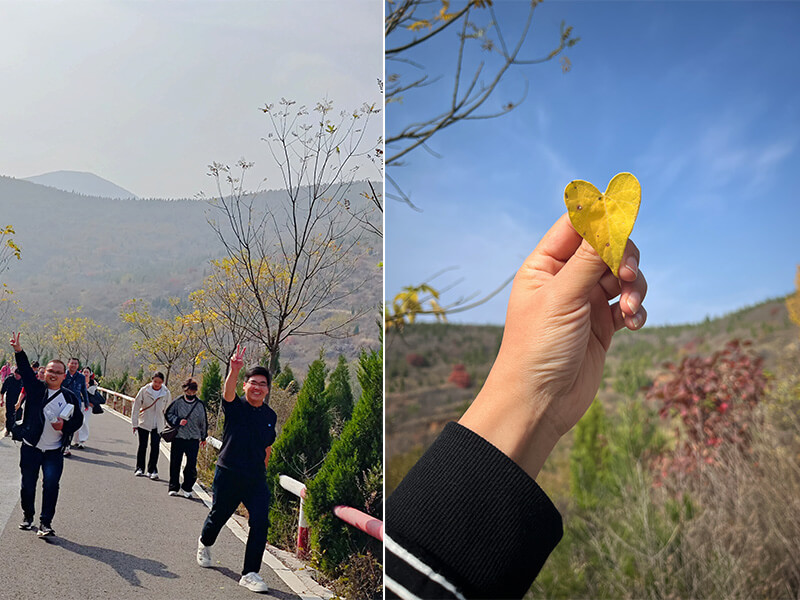 Team Building Beautiful Mountains of China Gongyi ShiFoShi